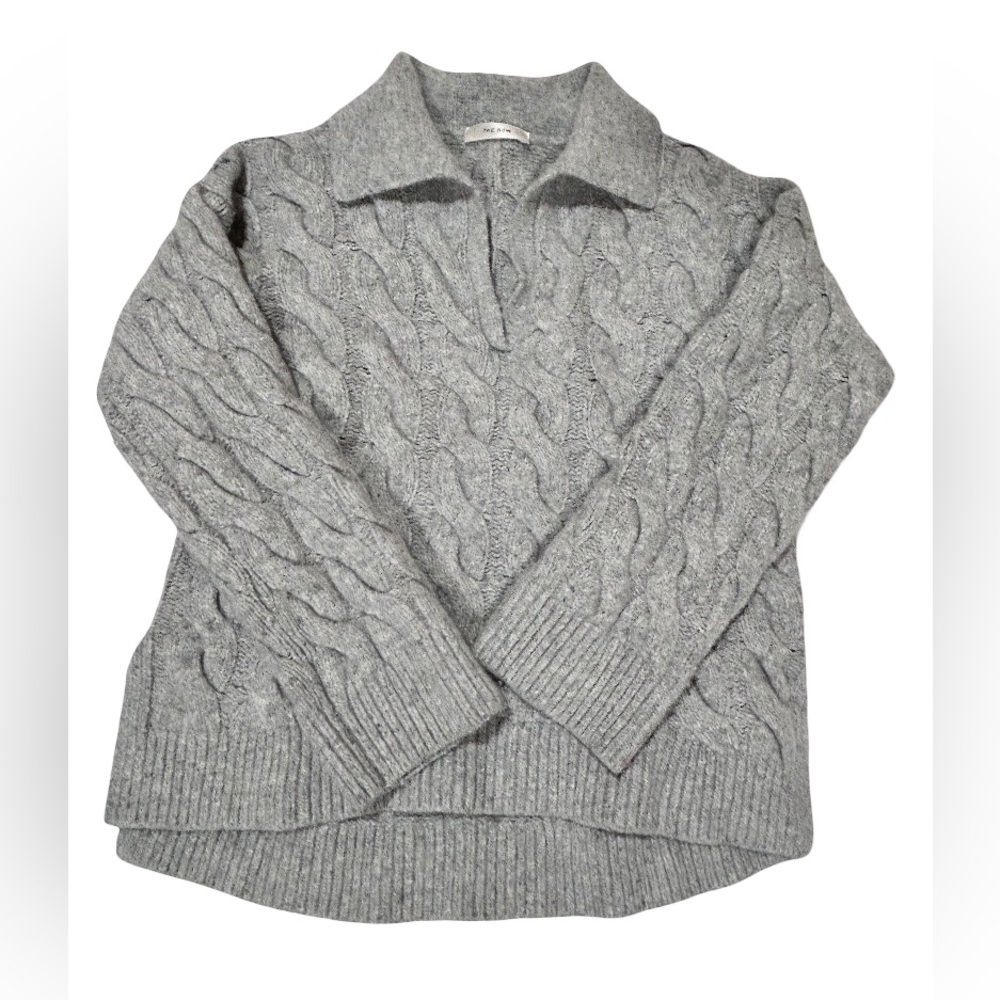 The Row Gray Cable Knit Sweater - Picture 4 of 7